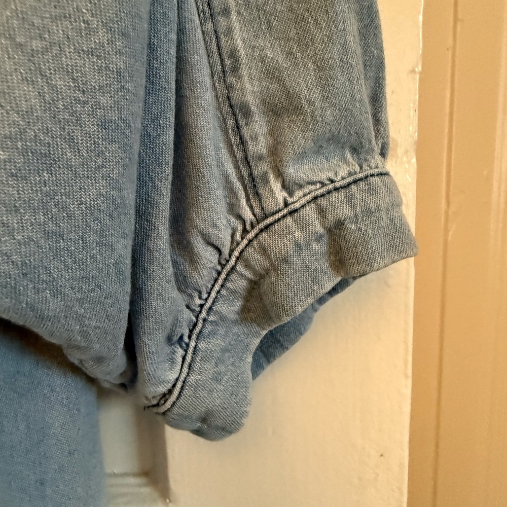 esby Blue Lightweight Shirt Jacket Classic Style - Picture 3 of 7